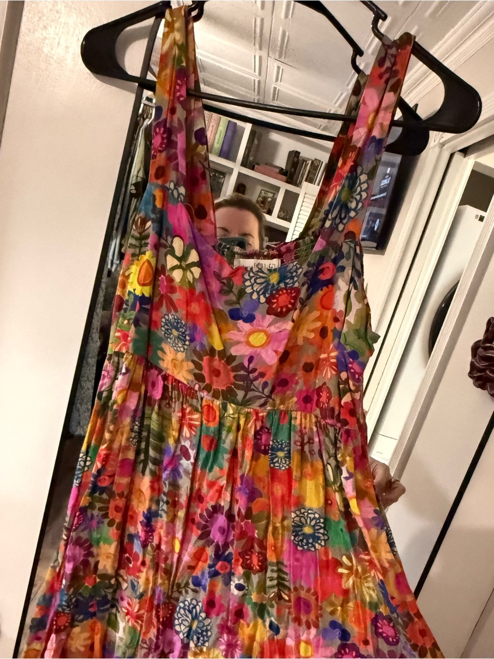 NATURAL LIFE Bright Multicolor Floral Mini Dress